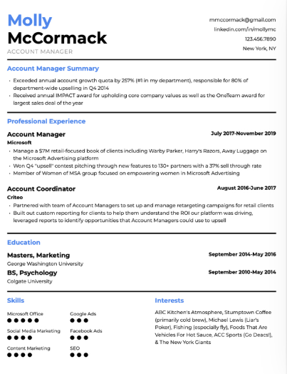 Medical Doctor resume template 2